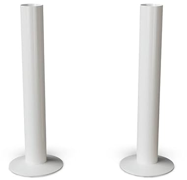 UK Radiators Lot de 2 manchons de tuyau en laiton 130 mm x 18 mm | Lot de 2 manchons de tuyau en laiton 130 mm x 18 mm - Finition blanc brillant - Complément parfait à tout intérieur