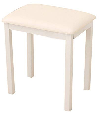 Weicher Klavierhocker, PU-Leder, Klavierhocker, elektronischer Klavierhocker, digitaler Klavierstuhl, Tastaturhocker (weiß, 44 x 30 x 45 cm)