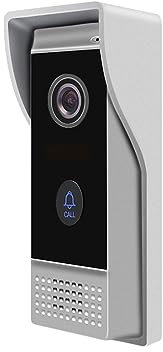 Sonnette sans fil Kit D'interphone Vidéo Domestique 1080p Filaire Sonnette Caméra Wifi Avec Écran 7 moniteur Vidéo Porte Téléphone For Appartement Étanche pour le bureau de l'école à domicile ( Size