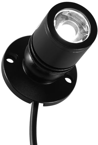 IMIKEYA 5V USB Mini Spot Lights -Small Led Lights for Jewelry Display Cabinet Lighting - Self Adhesive Track Spotlight for Home Indoor Painting Picture Plants Showcase (White Light 6000k)