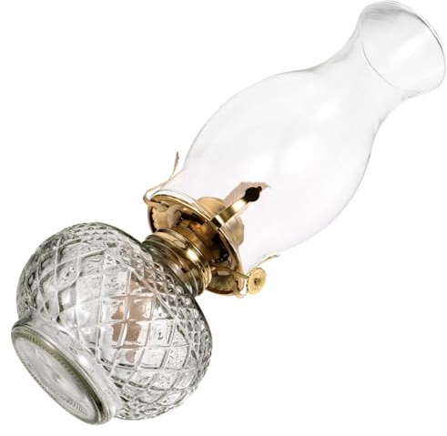 TOPPERFUN lámpara de Queroseno Retro decoración Vintage faroles de Aceite Antiguos Linterna de lámpara de Queroseno Antigua lámparas de Aceite para Emergencia de Uso Interior