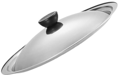 Alipis Tapa De Olla De Inoxidable De Tapa Resistente Para Cocinar Apta Para Ollas Con Interior De Diseño Práctico Con Pomo Para Uso Cómodo Casa Hoteles y Restaurantes