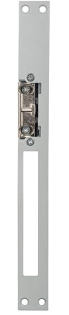 SCS Sentinel - Elektrischer Umkehrschloss LockElek 301 - Lange Stulpe 250mm aus Stahl - Dauerentriegelung - Einstellbare Rolle - Europäische Herstellung