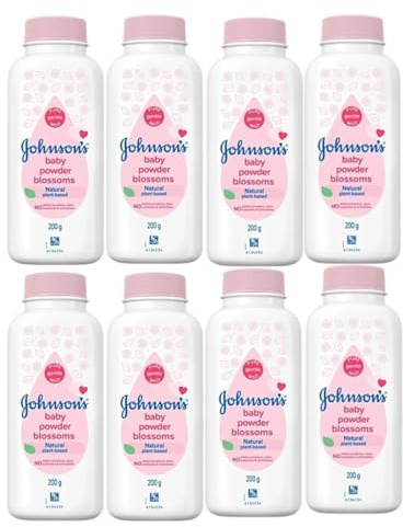 Fountina John&Son Baby Blossoms Baby Powder, 200g, 8 Pack