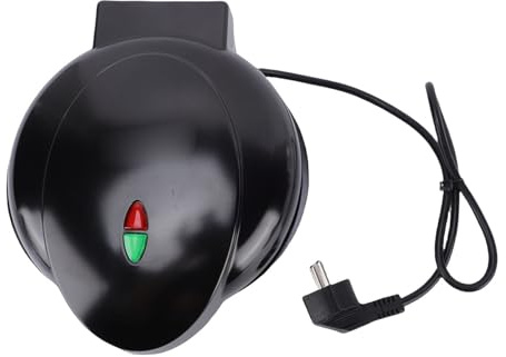 Jiawu Mini Macchina per Pancake Ripieni, Macchina per Pancake Danesi con Riscaldamento su Entrambi i Lati da 1200 W, per Cake Pop con Rivestimento Antiaderente e Indicatore Luminoso di Alimentazione