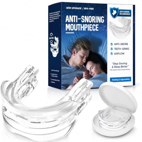 Snoring Aids for Men & Women, Adjustable Anti Snore Mouth Guard