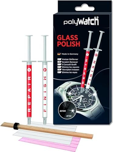 polyWatch Glass Polish | Glaspolitur Kratzer | Kratzer Entferner Uhr | Glas Kratzer Entferner