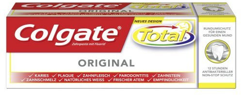 Colgate Total Original Zahnpasta, 6er Pack (6 x 25 ml)
