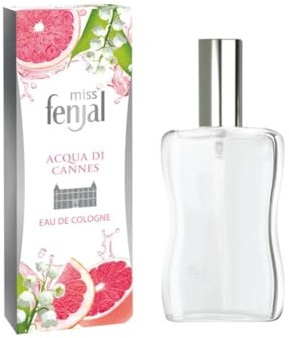 miss fenjal Eau de Cologne - 50 ml, Maiglöckchen, Grapefruit, Zitrone, zeitlose Eleganz für jeden Anlass - Acqua di Cannes