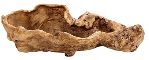 Baoblaze Vintage Harz Blumentopf, Irregulärer Sukkulententopf, Pflanzer Kräuter Kaktus Sukkulente Behälter Skulptur Halter Baumwurzel Übertopf für Indoor Home (Nicht aus Holz), Stil B