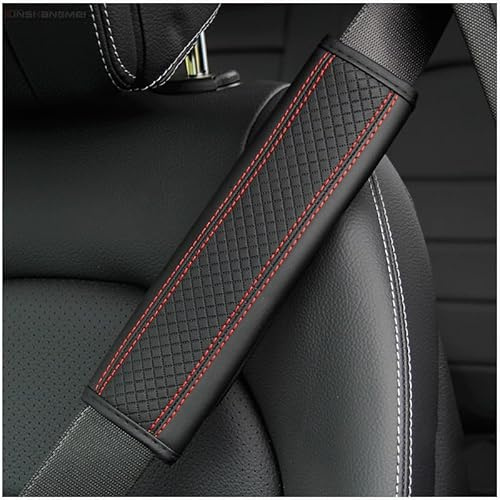 MMHGFIR 2 Pezzi Auto Copri Cintura di Sicurezza, per Mercedes AMG Imbottiture Cinture Sicurezza Traspiranti Adulti Interni Accessori,B
