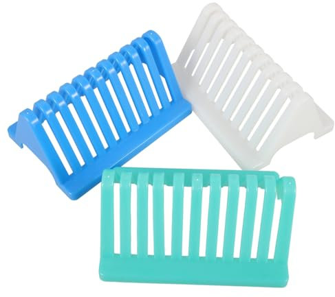 ULTECHNOVO 3stücke Mikroskop Objektträger Ständer Labor Mikroskop Slide Rack Organizer Für Mikroskopträger Langlebig Und Pflegeleicht Platzsparend Für Laboreinrichtungen
