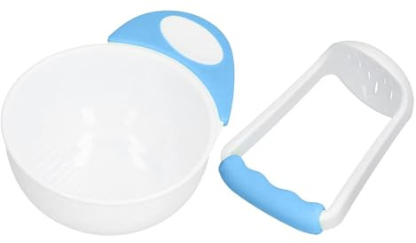 Bol De Purée De Nourriture Pour Bébé | Presse-purée De Légumes Et De Fruits Avec Long Manche | Parfait Pour Préparer Des Purées Et Des Aliments Onctueux