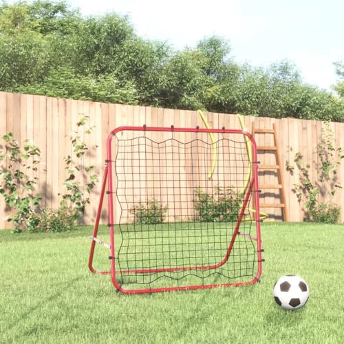 Athletics Verstellbarer Fußball Kickback Rebounder 96x80x96cm Stahl und PE Fußball