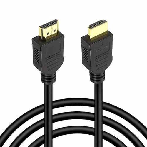 TECHZOCO Cable HDMI 4K 2.0, Cable hdmi alta velocidad, 4K Ultra HD 2160p (30 Hz), Cable contactos dorados, Compatible PC, PS4, PS5, Xbox, Smart TV, Negro, 15 Metros