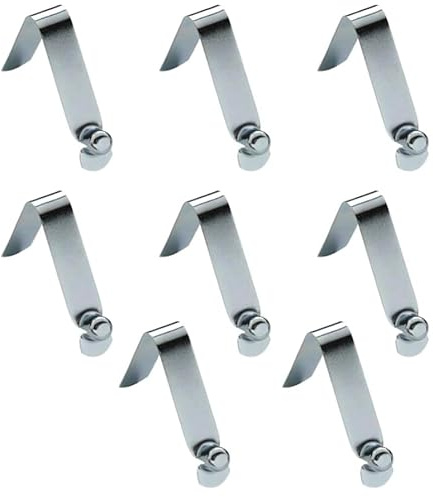8 Pack Valco Original Single End Straight Spring Leg A-180 Snap Button Spring Clip Fasteners Push Pins for Kayak Paddles, Tents, Pickleball, Paddleboarding, Grills, Wheelchairs, Made in USA