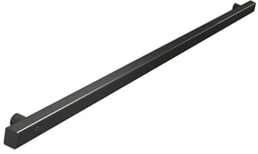 Corrimano in legno per scale a parete antiscivolo ringhiera di supporto asta di sicurezza per uso interno ed esterno, 120 cm, nero