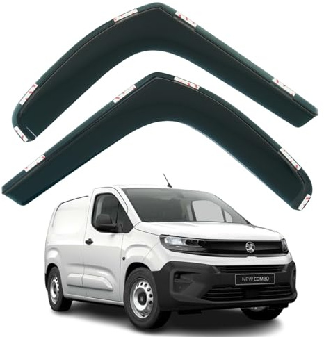 2 pcs Wind Deflectors For Vauxhall Combo 2019 2020 2021 2022 2023 2024 2025 Models. Combo Life Rain Guards, Combo-E Window Visors.