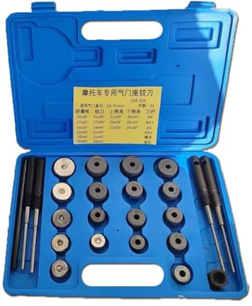 YZBOSH Fresa for sede valvola for motociclette, alesatore for sede valvola | Set di frese for sede valvola for motociclette, Combinazione di Utensili for Riparazione Auto Professionali