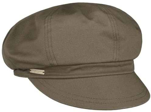 Seeberger Azalee Ballonmütze Damencap Newsboy-Mütze Balloncap Baumwollcap Sommercap Damen - mit Schirm, Futter Sommer Frühling-Sommer