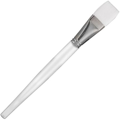 Genérico Brochas para Mascarilla Facial para Aplicación Cómoda y Cerdas de Nylon Set de 5 Mango de Cristal y Cobertura Excepcional en Uso Profesional y Doméstico