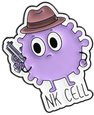 Broche de metal con diseño de celda de biología científica para chaquetas, sombreros y mochilas, accesorios de metal para uso diario, broche de aleación esmaltada