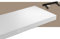 Giardicasa MENSOLA DA PARETE IN LEGNO BIANCO KIT MONTAGGIO SALOTTO CUCINA 40X25X4CM