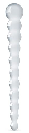 Gildo No. 20 Godemichet en Verre - Godes Stimulateur de Prostate et Clitoridien - Convient au jouer de température - Longuer 23.00 cm, Diamètre 1.90 - 3.40 cm