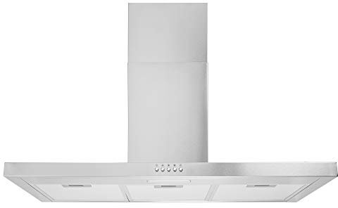 Cookology TSH901SS A+ Energy Rated 90cm Chimney Cooker Hood Extractor Fan, 3 Speed 315m3/hour, LED Lights, Wall Mount Range Hoods - in Stainless Steel