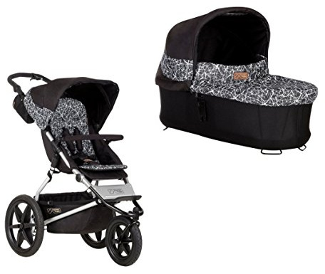 Ausstellungsstück Mountain Buggy Terrain 3 + Carrycot plus V3.2 Babywanne graphite
