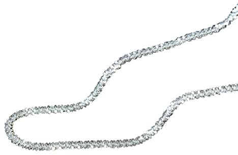 NicoWerk Damen Silberkette Edel aus 925 Sterling Silber Schlicht Glänzend Funkelnd Glitzernd SKE571