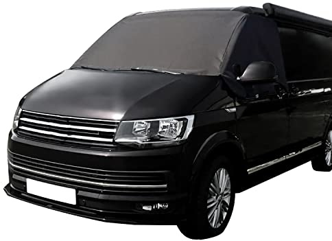 EZGETOP Auto Windschutzscheiben Sonnenschutz Abdeckung Ersatz für T6, Heavy Duty 600D Oxford Blackout Sonnenschutz, Frontscheibe Fenster Cover mit UV-Schutz Wasserdicht Frostschutz