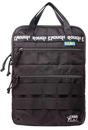 RGH Unisex 14 Inch Laptop Sleeve Case Bag Taktische Laptoptasche, Schwarz