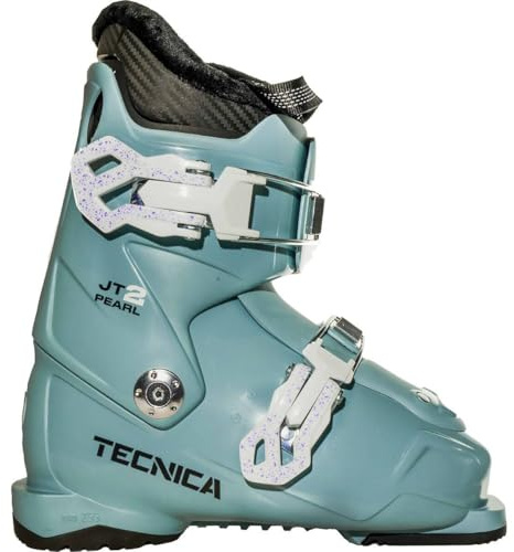 Tecnica JT 2 Pearl Junior Kid's Downhill Ski Boot, Light Blue, 16.5