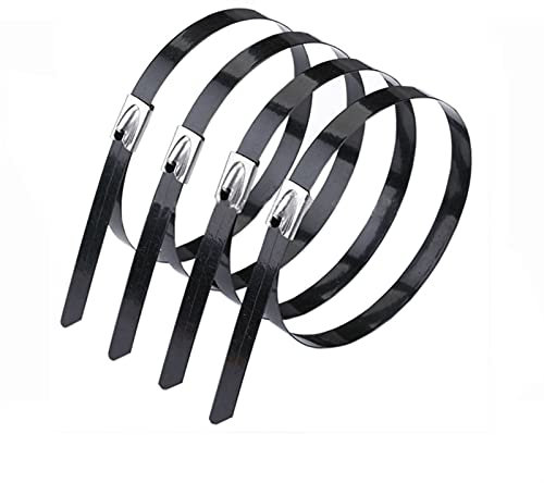 BAODAL Abrazaderas para Cables Sujetadores para Cables Sujetacables de Acero Inoxidable,Accesorios de Soporte fotovoltaico,Paquete de Cables múltiples,Sujetacables de Acero Inoxidable Autoblocantes