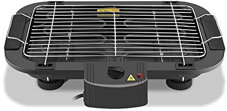 Samnuerly Parrilla eléctrica, máquina de Barbacoa, hogar, Interior, Temperatura de 5 Niveles, Taburete de Mesa para Acampar