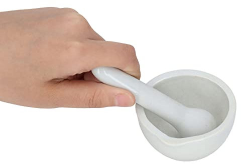Juego De Mortero Y Mortero, 10 Juegos De 60 Ml, Kit De Mortero Y Mortero, Pequeños Tazones De Molienda De Cerámica, Suministros De Laboratorio Para Moler Y Triturar Hierbas Y Especias