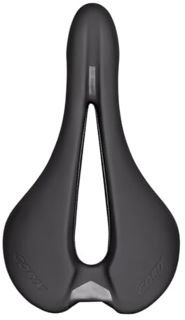 GORIX Fahrradsattel, kurze Nase, leicht, breit, bequem, Kissen, MTB, Rennrad (GX-SA345)