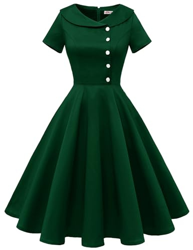 WedTrend Women's 1950s Vintage Audrey Hepburn Style Cocktail Swing Dresses