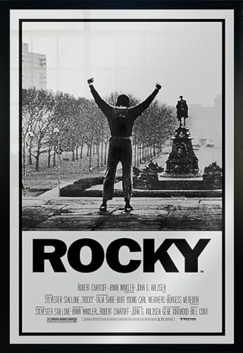 Close Up Rocky - Gerahmtes Poster (Hauptplakat) (Größe: 61cm x 91,5cm)