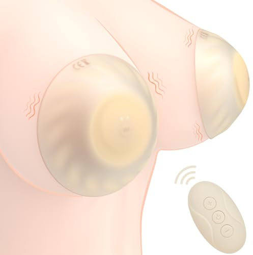 Meeteel Nippelklemmen Vibration für Frauen Sex Toy Klitoris Nippelsauger Nipple Clamps Extrem Erotisches Bondage Sexspielzeug Set mit 10 Vibrationsmodi Abnehmbar Brust-Massagegeräte