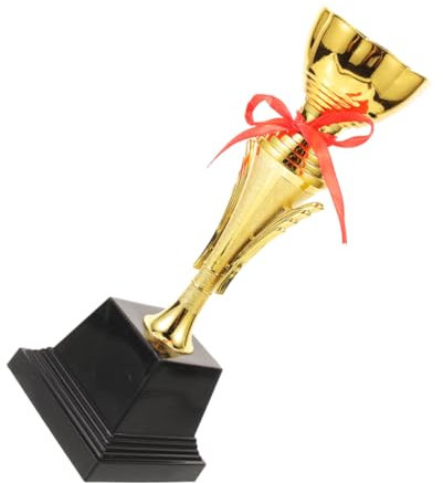 TOYANDONA Coppa Premio Sportiva in Lega di Zinco e Plastico Oro Design Elegante per Calcio e Competizioni Sportive Simbolo di Successo per Ragazzi e Adulti