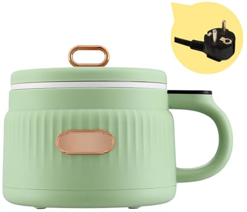 Limtula Pentole Calde Elettriche 1 6 Litri Portatile Portatile Pentola per Cucina Elettrica Adatte per Pasti Veloci Bistecca Noodles Uova