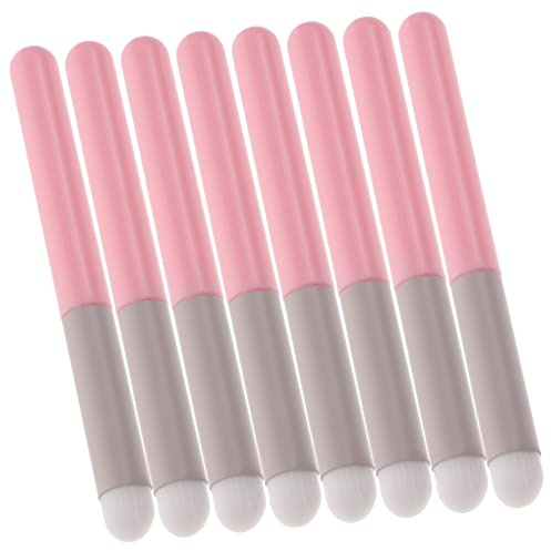 MAJORMENCH 8pcs Cosmetics Tool Brush Lipstick Brush Lip Stain Long-lasting Makeup