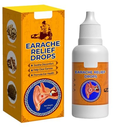 Mnozreo - Alivio de zumbidos en orejas, gotas de alivio de las orejas, aurículas naturales, gotas de cuidado para infecciones auditivas, 20 ml, 1 unidad