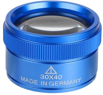 Juwelen Lupe | 30X Handlupe - Lupe für Juwelierarbeit Lesen Handwerk Elektronik Geologie Pflanzen Münzen