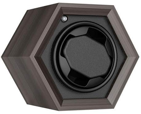 Feibrand Watch Winder, Automatic Watch Winders for 1 Watches Single Wooden Watch Box Self Winding Watches Shaker Spinner Watchs Turner Rotator Display Case with Quiet Motor Auto Watchs Turner