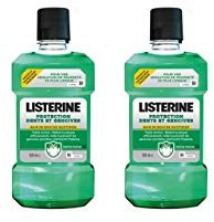 Listerine Bain de bouche Protection Dents et Gencives menthe fraîche - Le flacon de 500 ml
