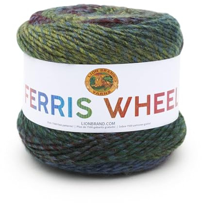 Lion Brand Yarn Company 217-608 Pelote de fils à tricoter à grande roue Imaginary Garde, une écheveau