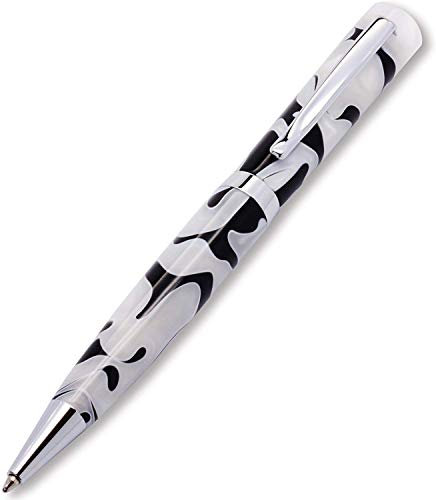 LACHIEVA LUX schöner Kugelschreiber mit eleganter Schachtel für Mann und Frau (weiß)
